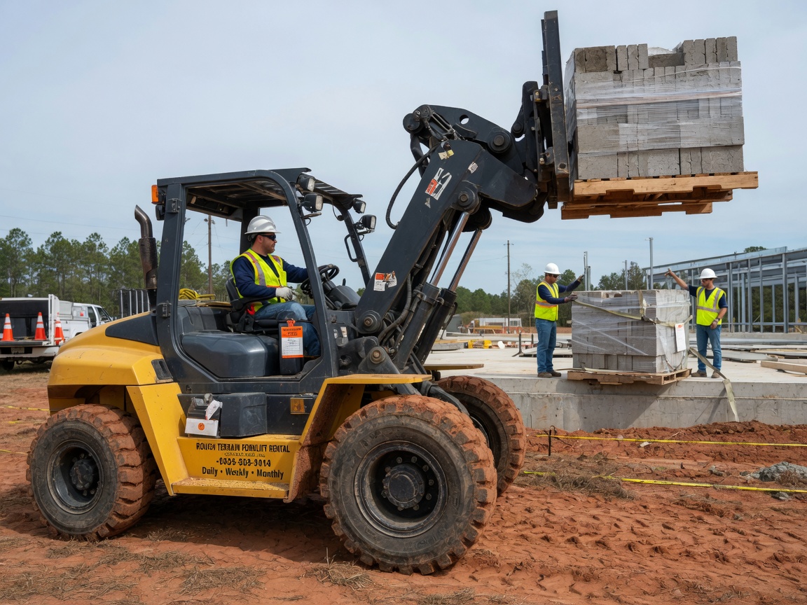 Rough Terrain Forklift Rental services